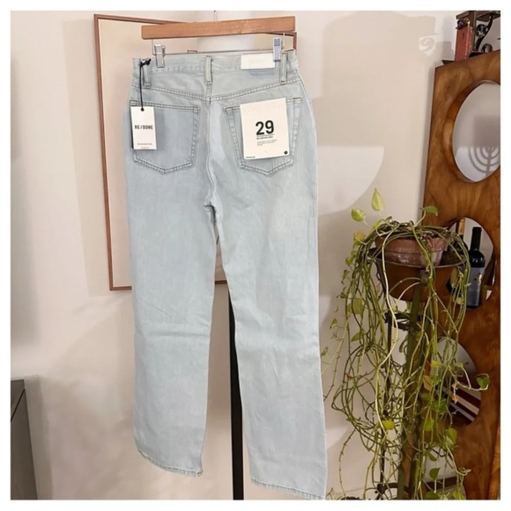 NWT Re/Done 90's High‎ Rise Loose Bleach Destroy 188-3WHRL Distressed size 29